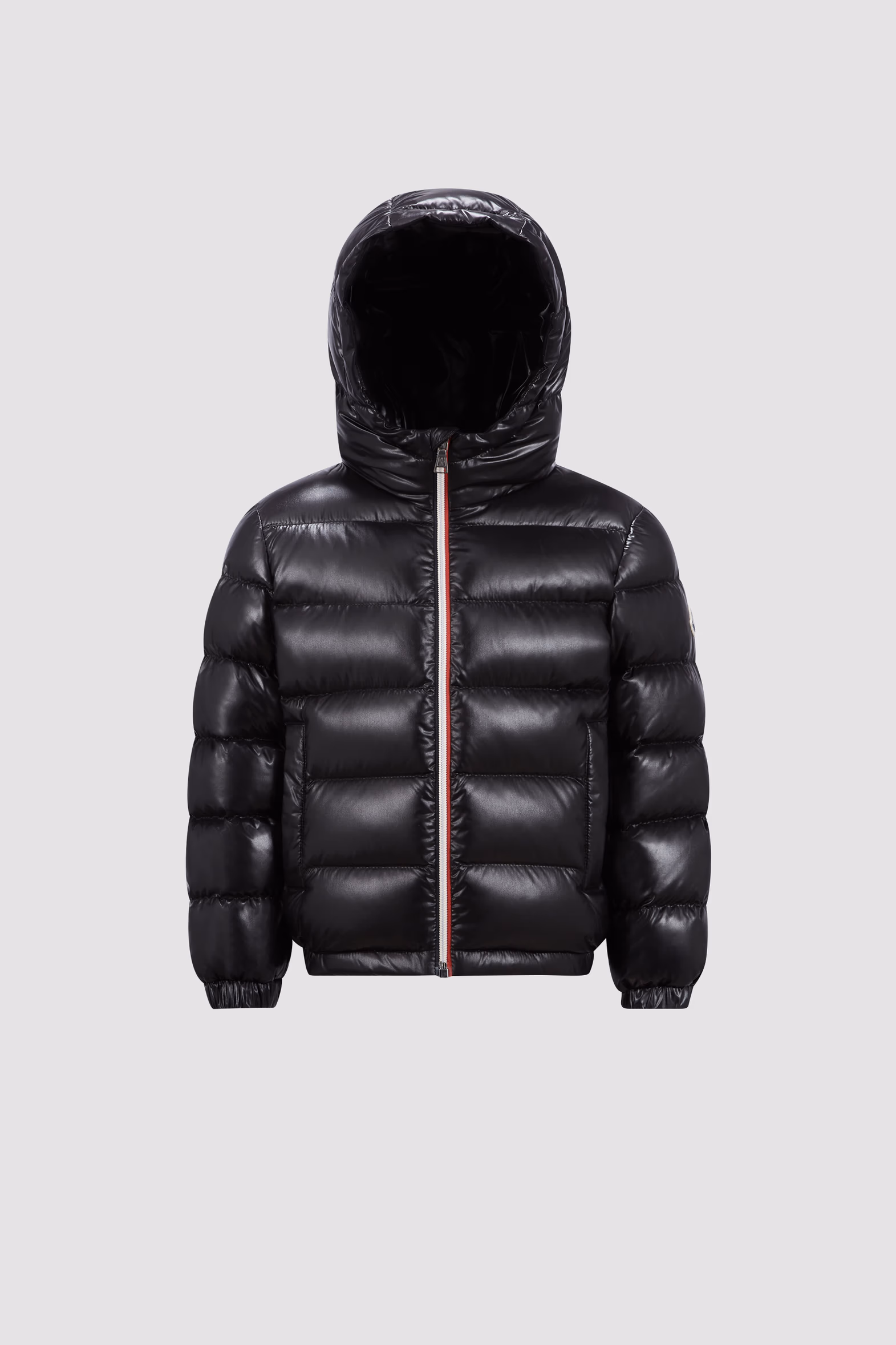 New Aubert Hooded Down Jacket Boy Black Moncler